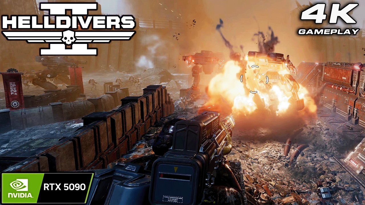 Helldivers 2: 4K Gameplay No Commentary ULTRA Settings | RTX 5090 P1143