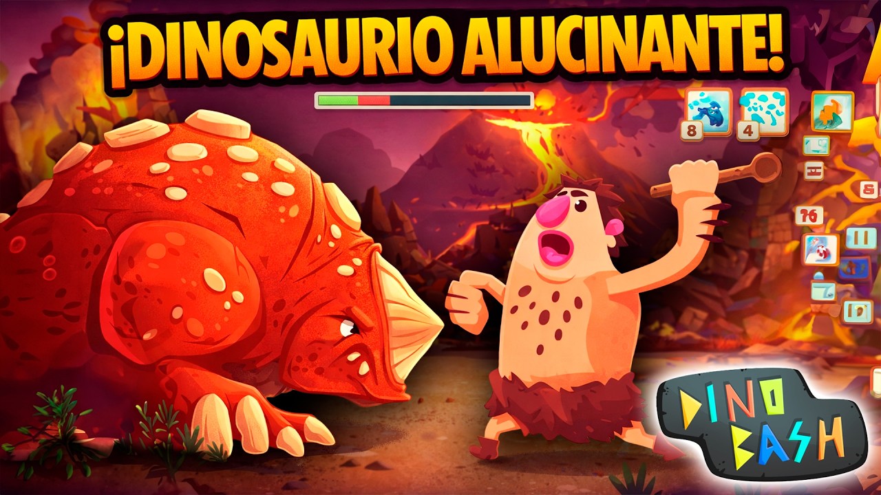 Me sorprende este DINOSAURIO alucinante en Dino Bash | Capítulo 3