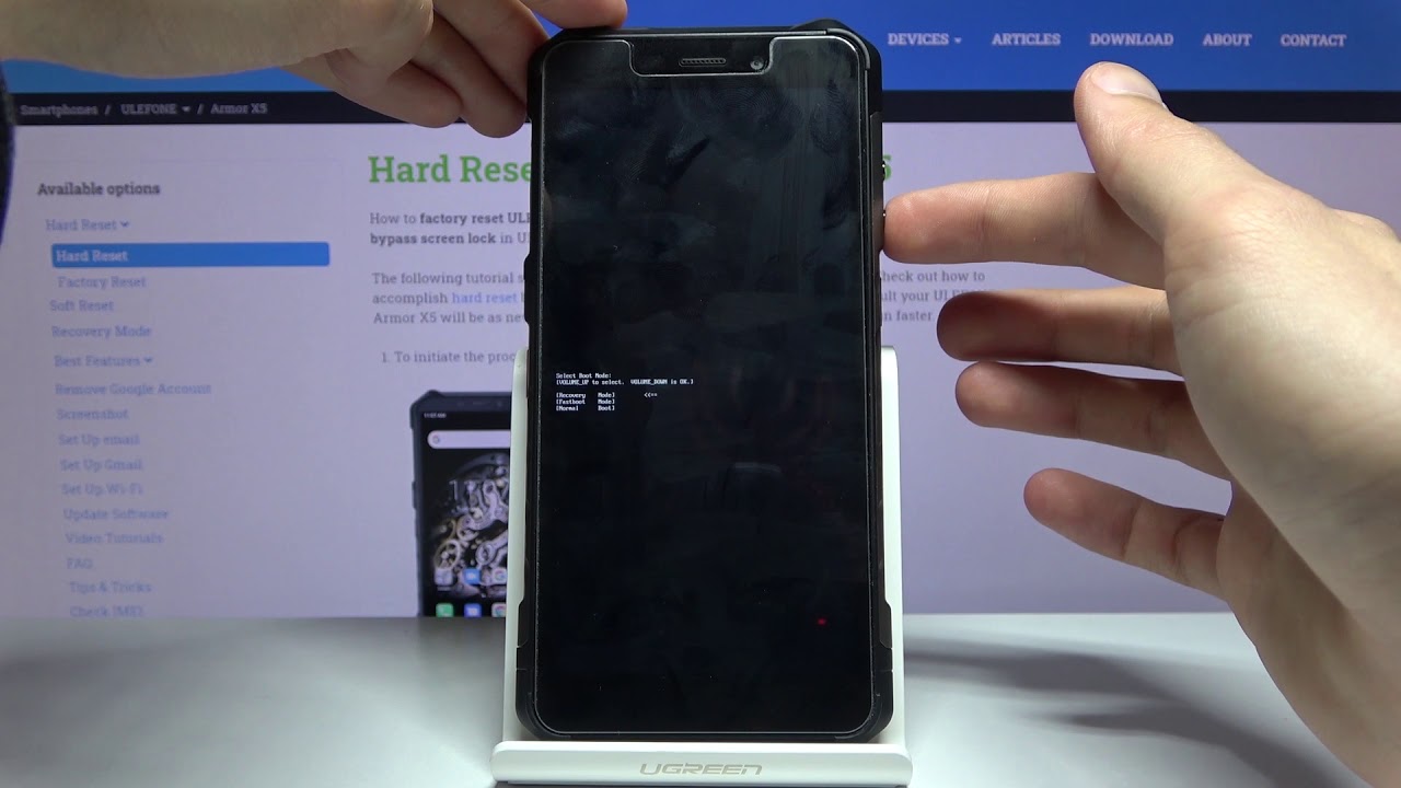 Recovery Mode in ULEFONE Armor X5 - Enter & Quit Recovery