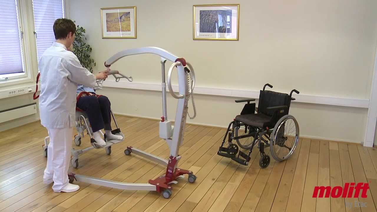 Molift Smart 150 Travel Hoist with Bathing Sling Video