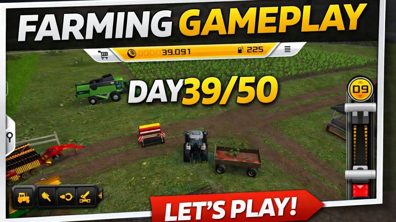 Day 39/50 farming good game play today amazing game 🎯🎮 FS14 
