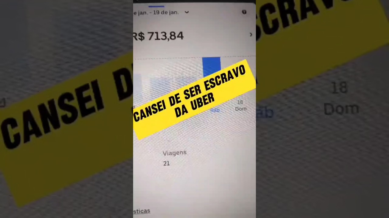 🔥CANSEI DE SER ESCRAVO DA UBER