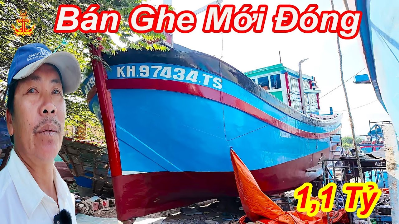 Bán Ghe Đóng Mới 1,1 Tỷ Mới Đóng || Thích Hợp Chở Mồi Nuôi Tôm Hùm