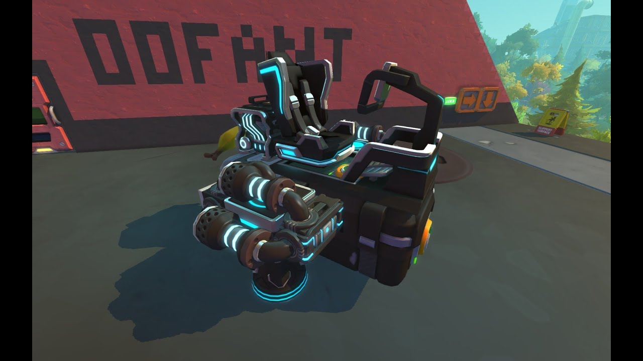 Scrap Mechanic Survival | HowToBuild - Medium Transport Flyer / 1 Chests / 1 Fuel Tank / 2 Thruster