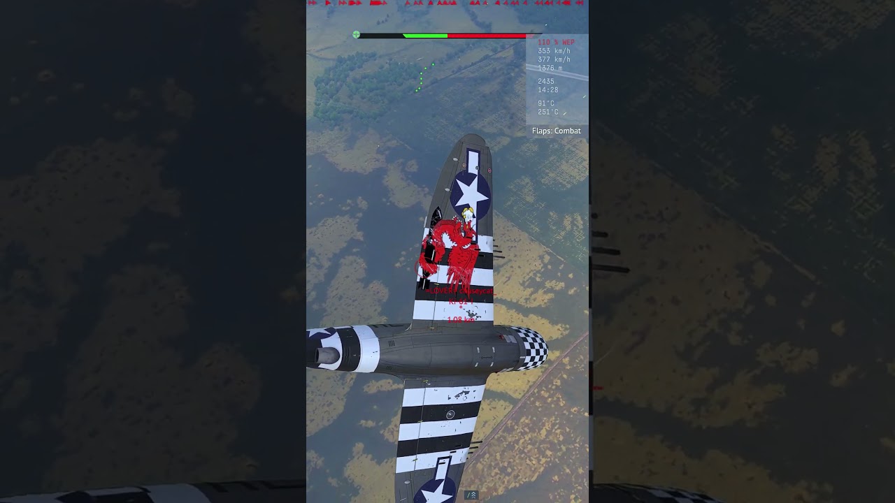 Get Jumped after a Boom and Zoom? Do THIS! - P-47D-22-RE War Thunder Air RB