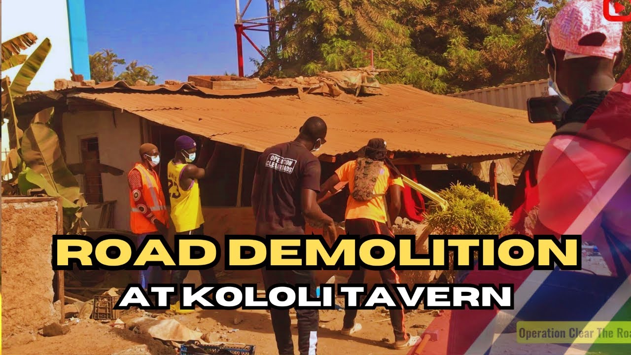 Demolition At Kololi Tavern
