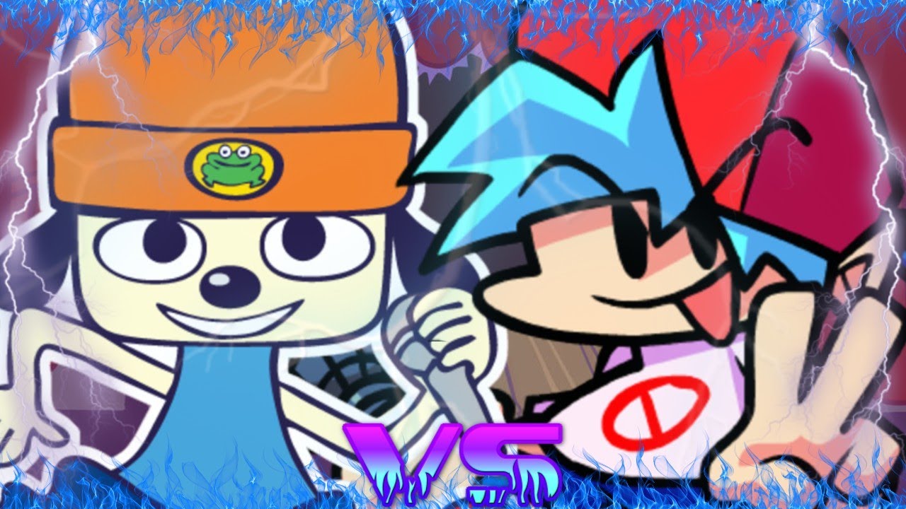 Parappa The Rapper VS BoyFriend FNF - BATALLAS NORMALES DE RAP - GermiUwU