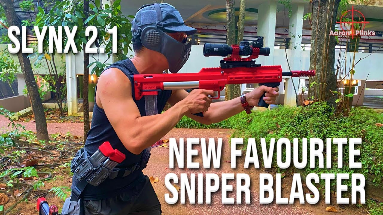 My New Favourite Nerf Sniper Blaster! The Slynx 2.1 (Sabre's Sentosa Cove Gameplay)
