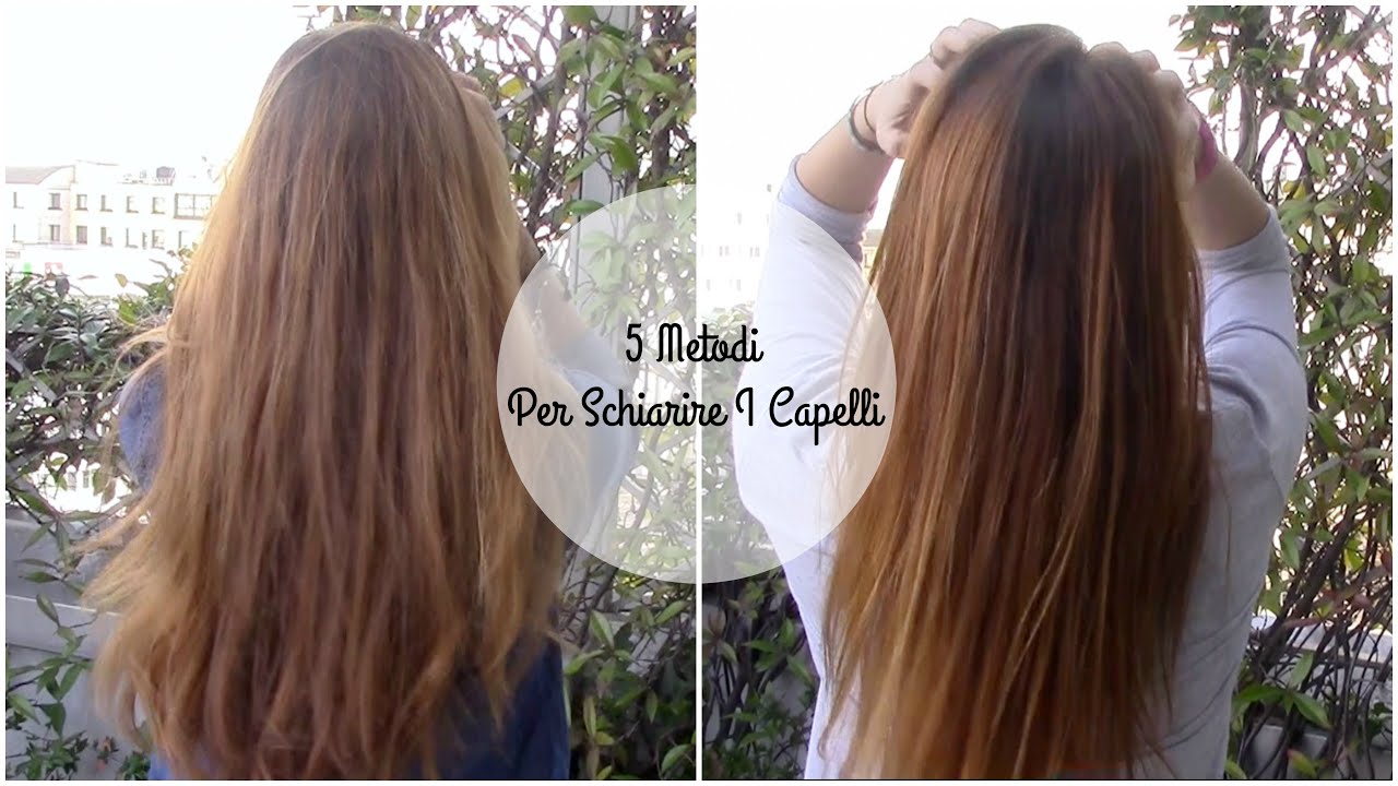 5 Metodi Per Schiarire I Capelli