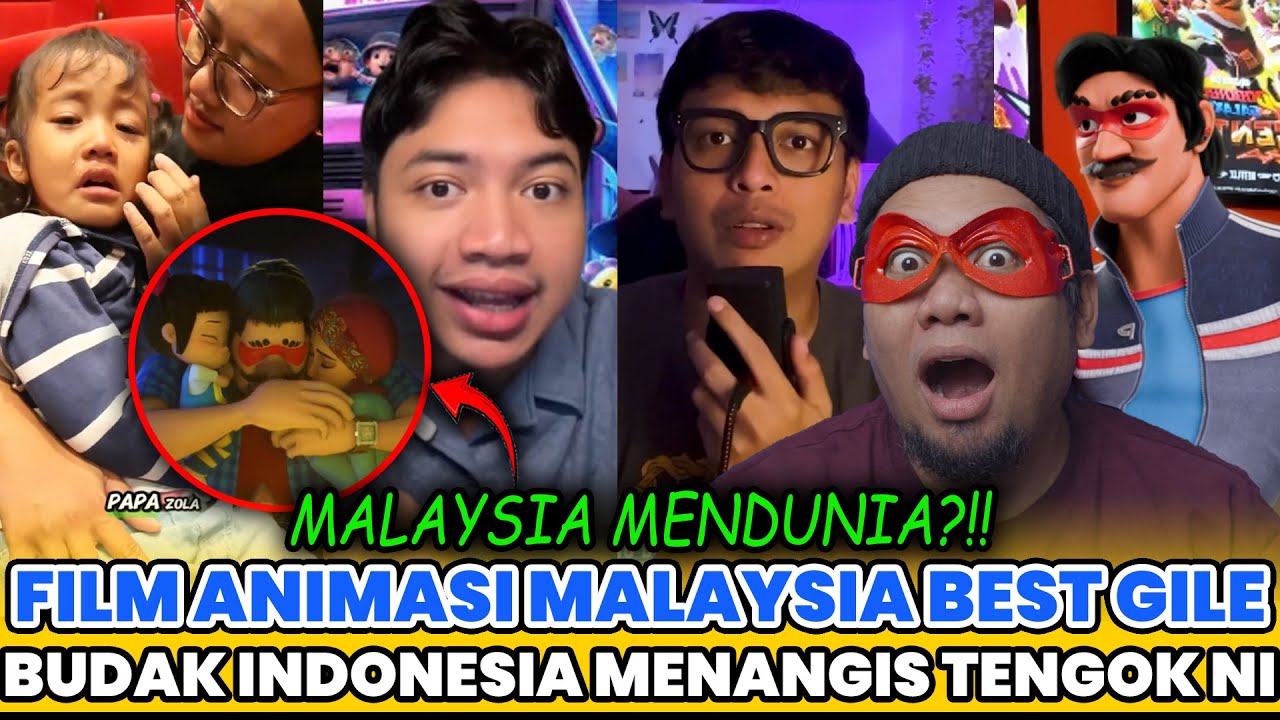 PADU GILE‼️Papa Zola Buat Budak Indonesia Pecah Tangis 😭 Filem Animasi Papa Zola Viral di INDONESIA!