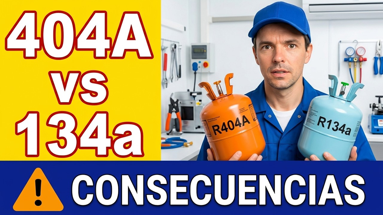 ⚠️ НЕ ЗАМЕНЯЙТЕ R404A на R134a: Холодильное оборудование класса 10 | Последствия, неисправности и...