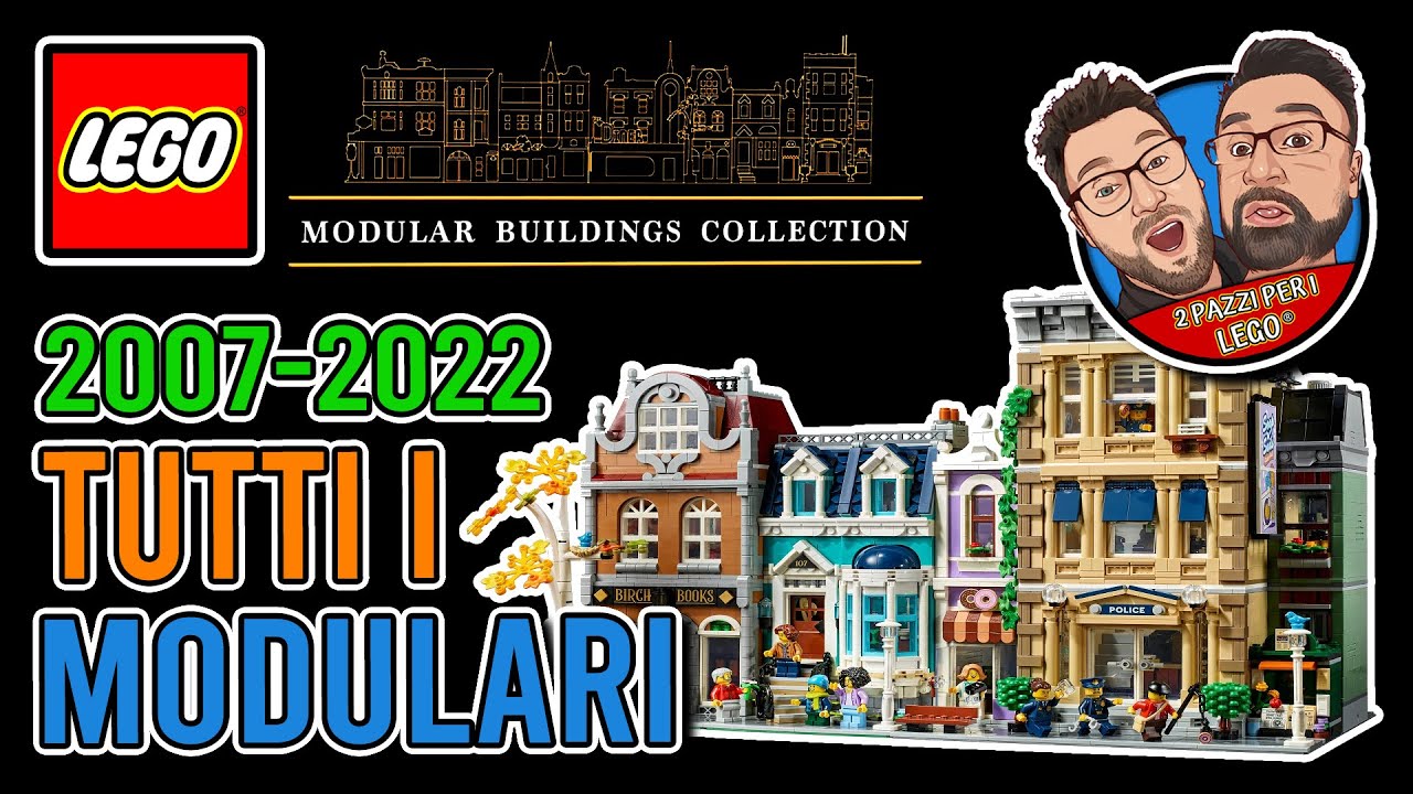 TUTTI I MODULARI LEGO! 2007/2022 15 ANNI DI CURIOSITA'