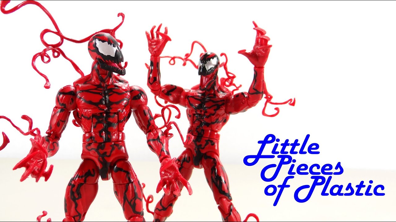 Carnage Bootleg Marvel Legends Knock Off Falsificación Reseña Revisión Review Little Pieces Plastic