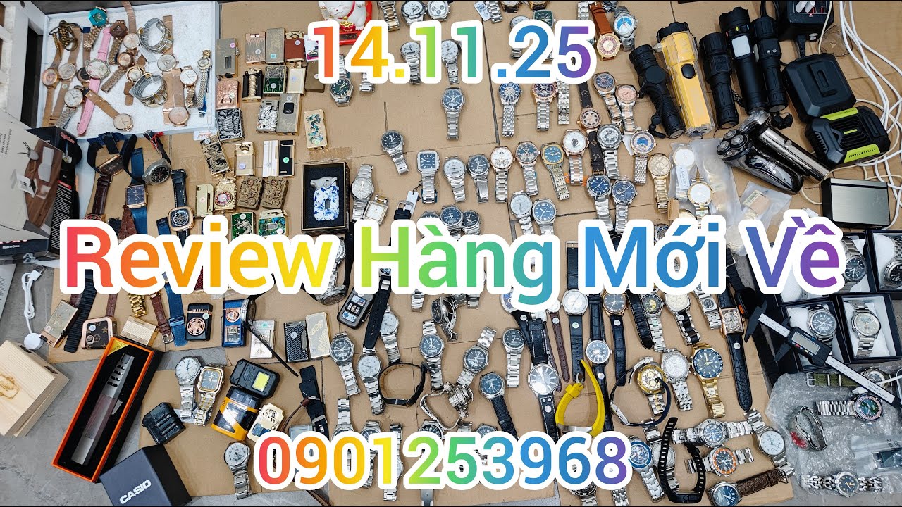 11/14/25 Review of Si Sealane Watches Casio Lineage Citizen Lighters Phone Accessories Motorola M...