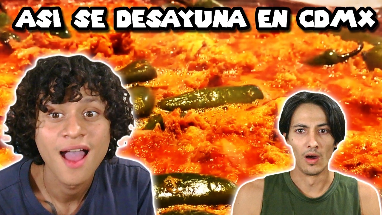 Desayuno mexicano auténtico SORPRENDE a español | Mexicanos reaccionan