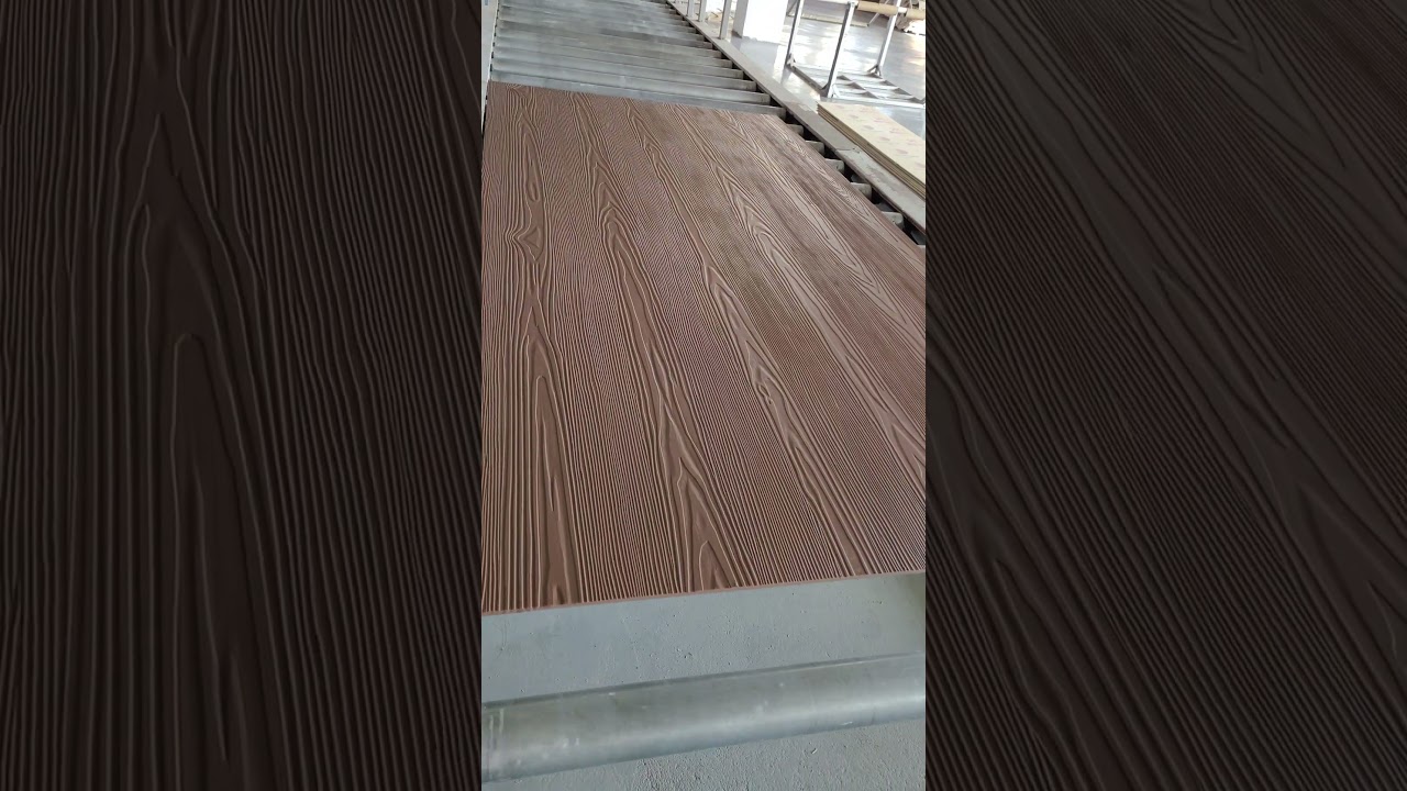 Wood Grain Fiber Cement Board for Exterior cladding #fibercement #buildingmaterials
