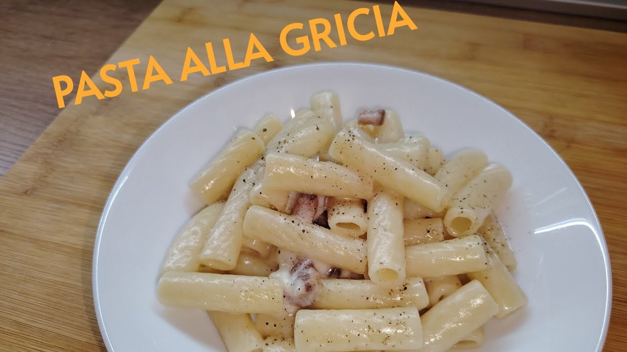 PASTA ALLA GRICIA ricetta pasta alla gricia 