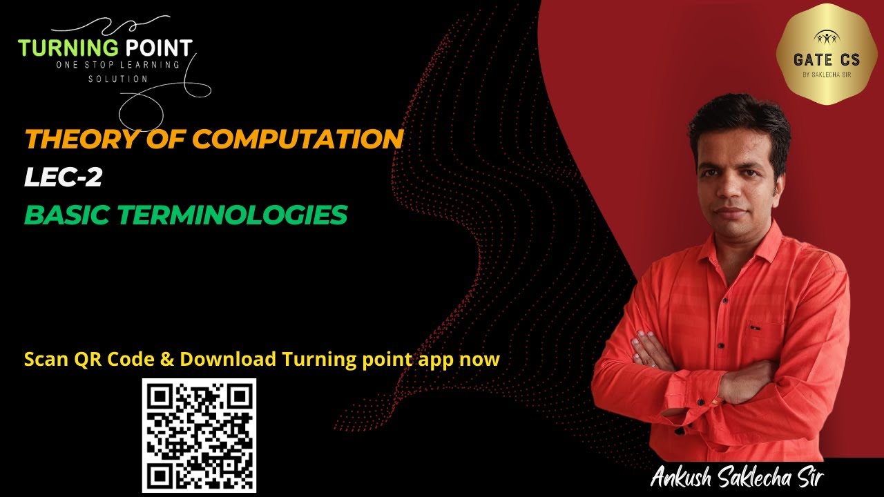 LEC 2 | Basic Terminologies of Theory of Computation | TOC | GATE | SEMESTER | BARC | ISRO | DRDO