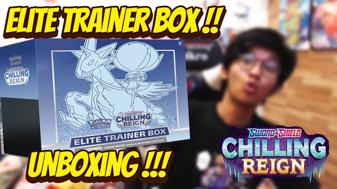 *NEW ELITE TRAINER BOX CHILLING REIGN ICE & SHADOW RIDER CALYREX IS AMAZING !!