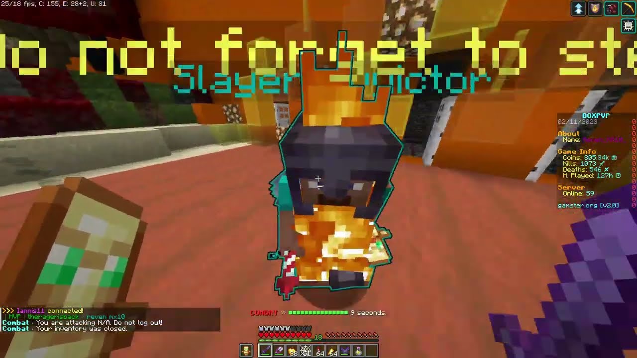 Minecraft Box Pvp (Gamster Server)