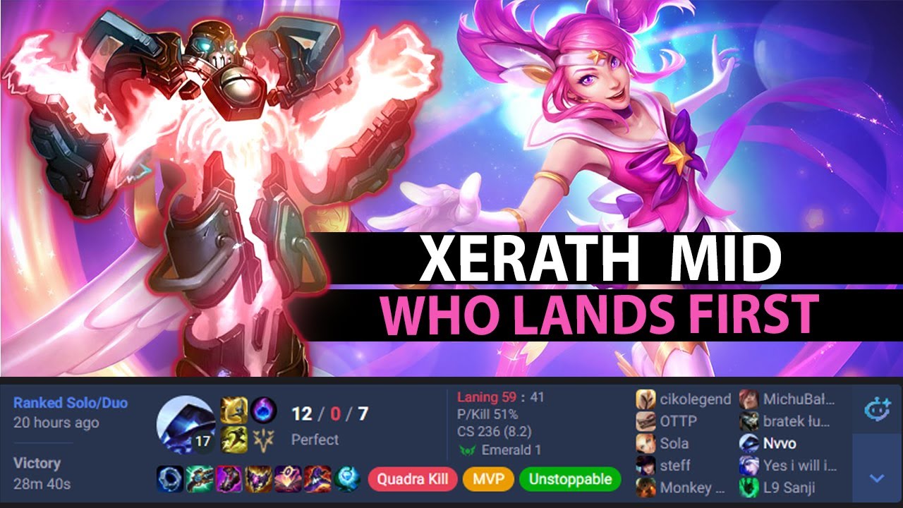 Xerath Nvo vs Lux – Quadra Kill Skillshot Duel | League of Legends Ranked 2025 (4K)