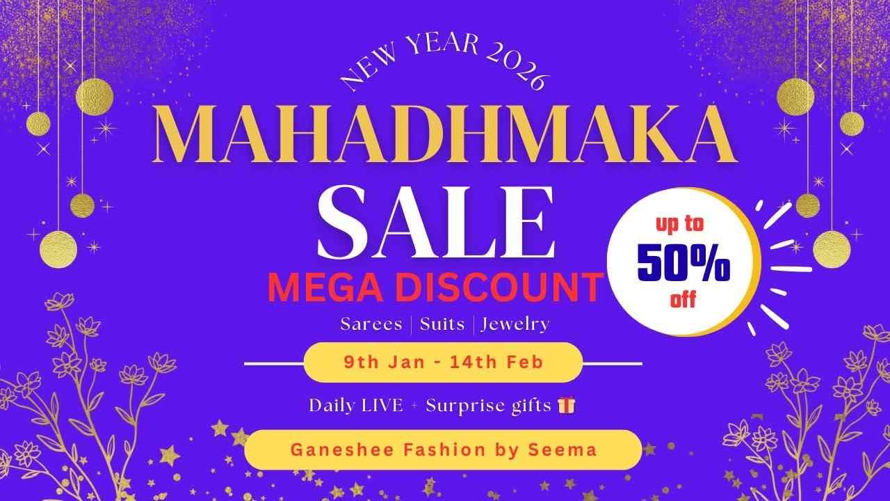 Ganeshee Fashion  |  Mahadhmaka New Year Sale !!! | Day 4