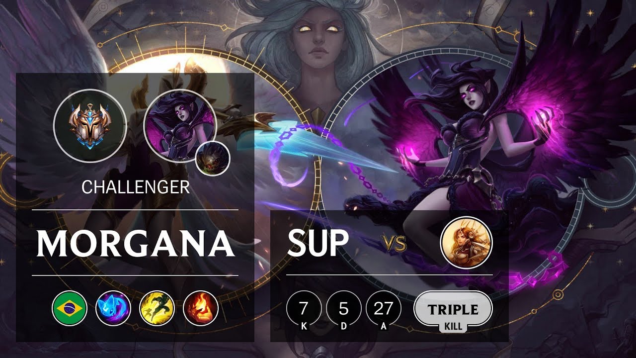 Morgana Support vs Leona - BR Challenger Patch 9.24