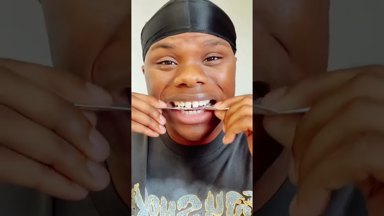 Making a Grillz out of Aluminum Foil #vlog #viral #challenge #grillz #aluminumfoil #grillzchallenge