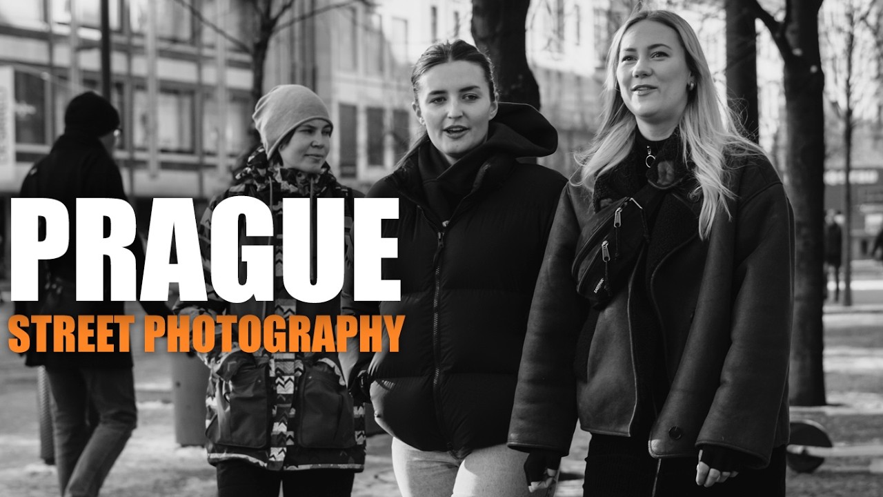 Prague: Black and White Street Photography. #prague #streetphotography #poland