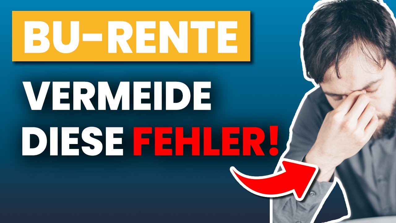 SO wählst du deine BU-Rente richtig! (Tipps zur Höhe der Berufsunfähigkeitsrente)
