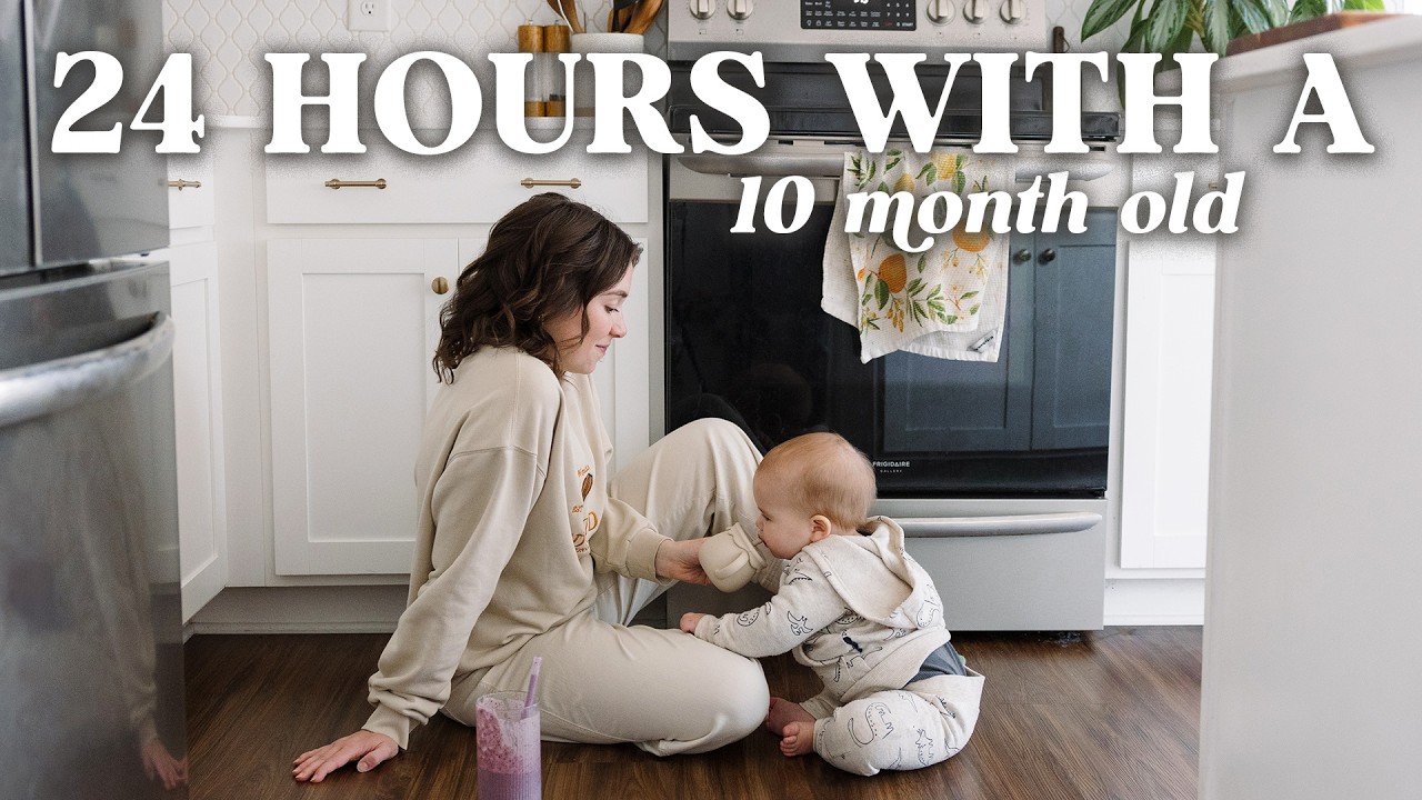 24 HOURS WITH A 10-MONTH OLD | Our Daily Routine, Navigating Crawling, Baby Meal Ideas & Activities