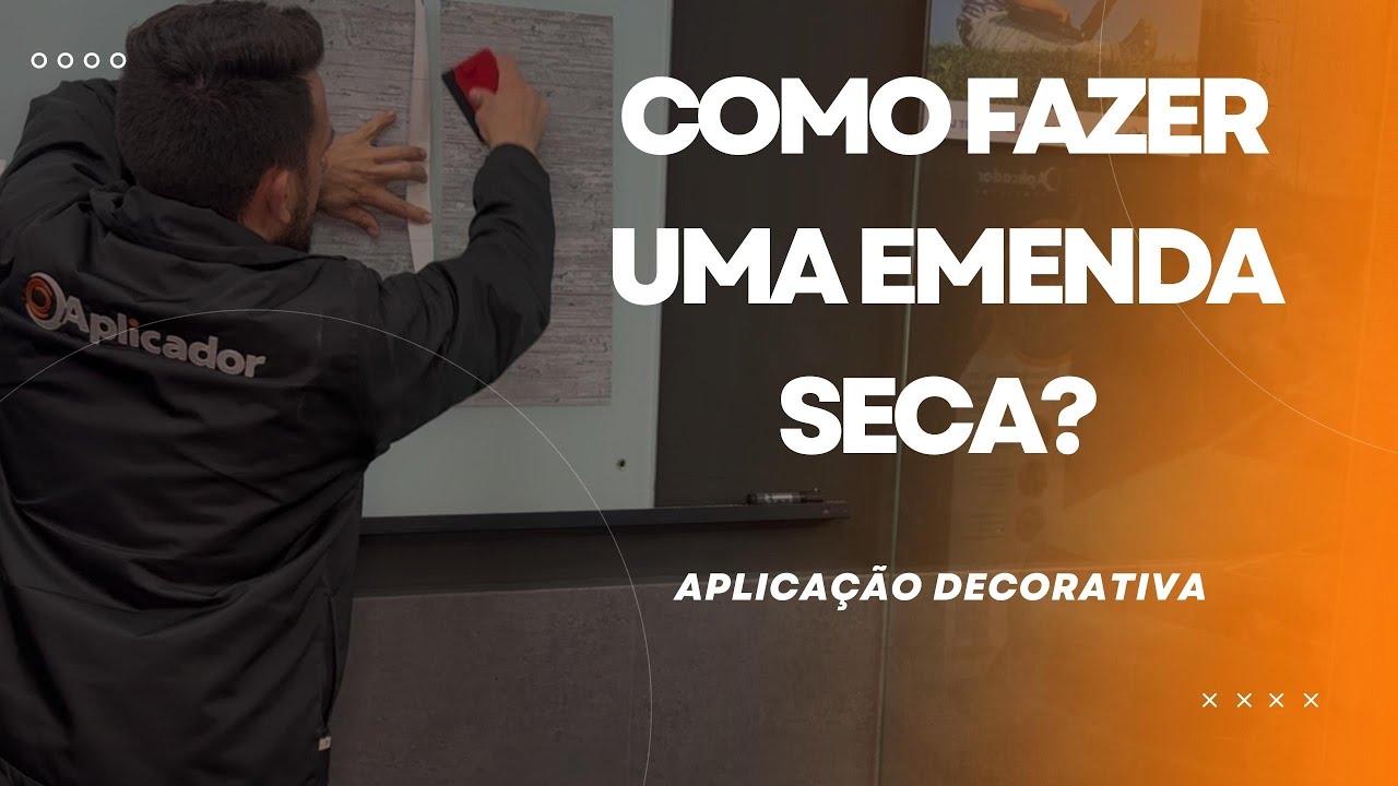 Como fazer emenda seca em vinil autoadesivo decorativo?