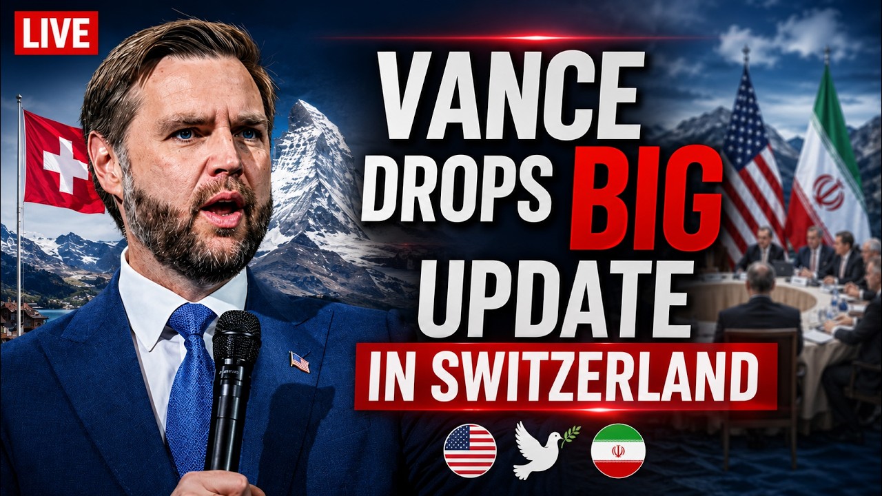 LIVE BREAKING: JD Vance Says 'We Made Great Progress' After High-Stakes US-Iran Talks In Switzerland