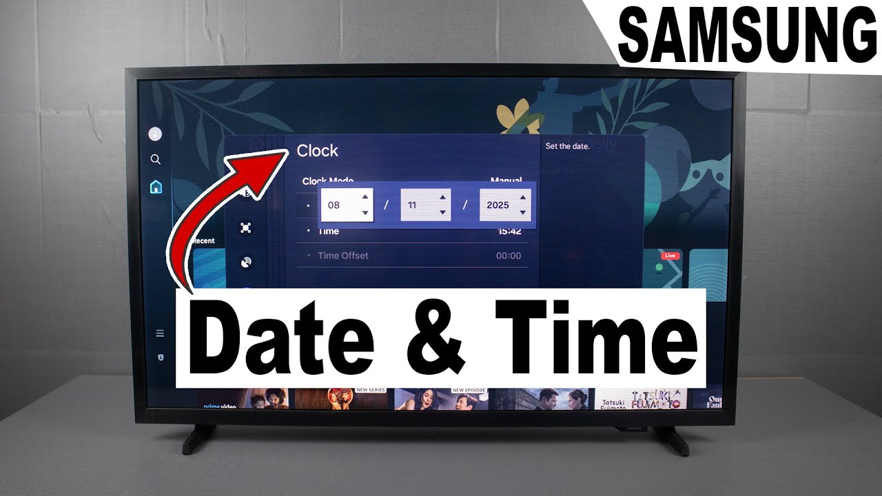 Как установить время на телевизоре Samsung Smart TV