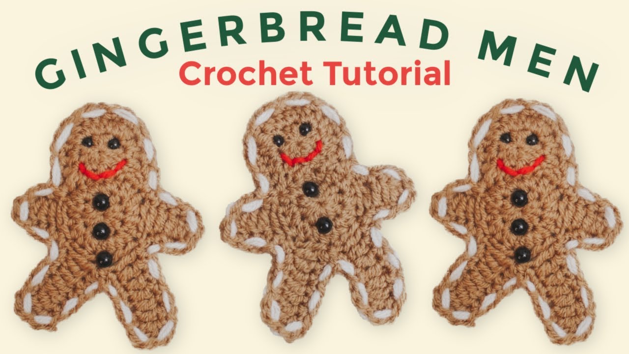 Amazing gingerbread men that you can make! | Christmas Crochet 🎄