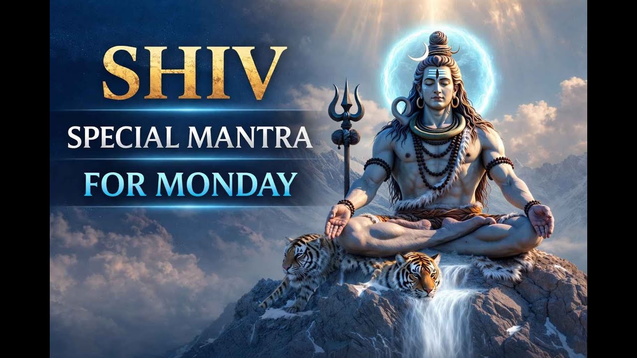 🕉️ Shiv Special Mantra for Monday | Om Namah Shivaya