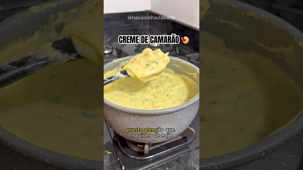 CREME DE CAMAR&Atilde;O 🍤