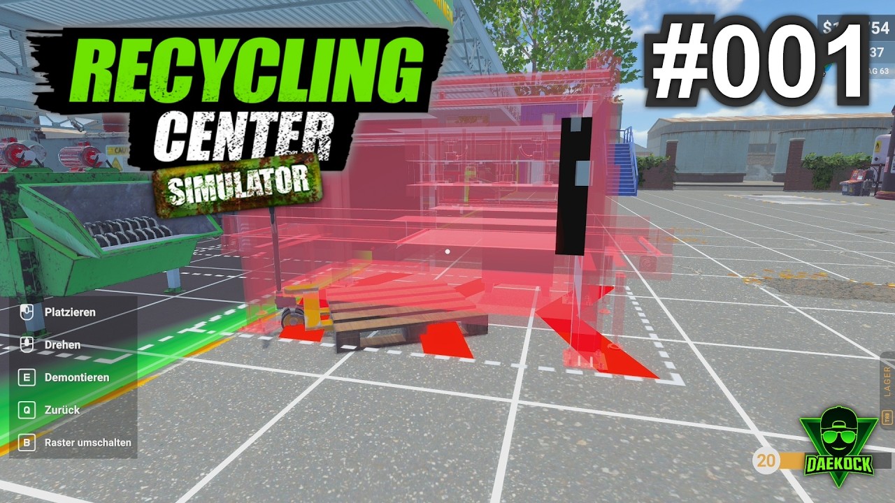 Recycling Center Simulator - SuperCut Part 1 [DE] 🏭 Förderbänder & Fabrik