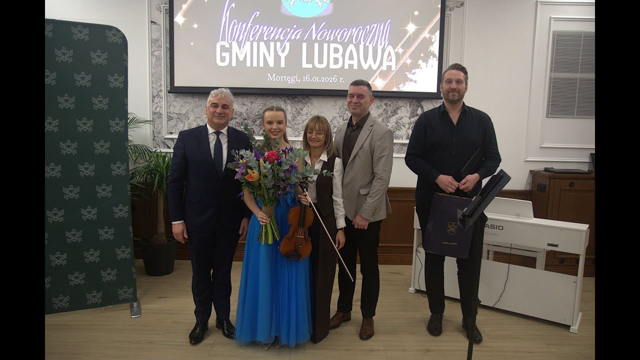 Konferencja  Noworoczna Gminy Lubawa. Koncert Mieszkanki  Gminy  Marceliny Rucińskiej