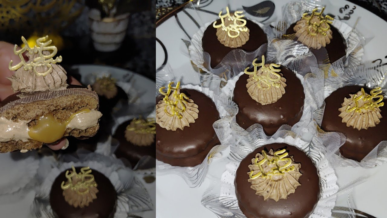 #حلويات_العيد حلوة بعجينة هشيشا وكريمة قوة فالبنة  بابسط مكونات بءوق شكولاطة اكثر من راءعة #explour 