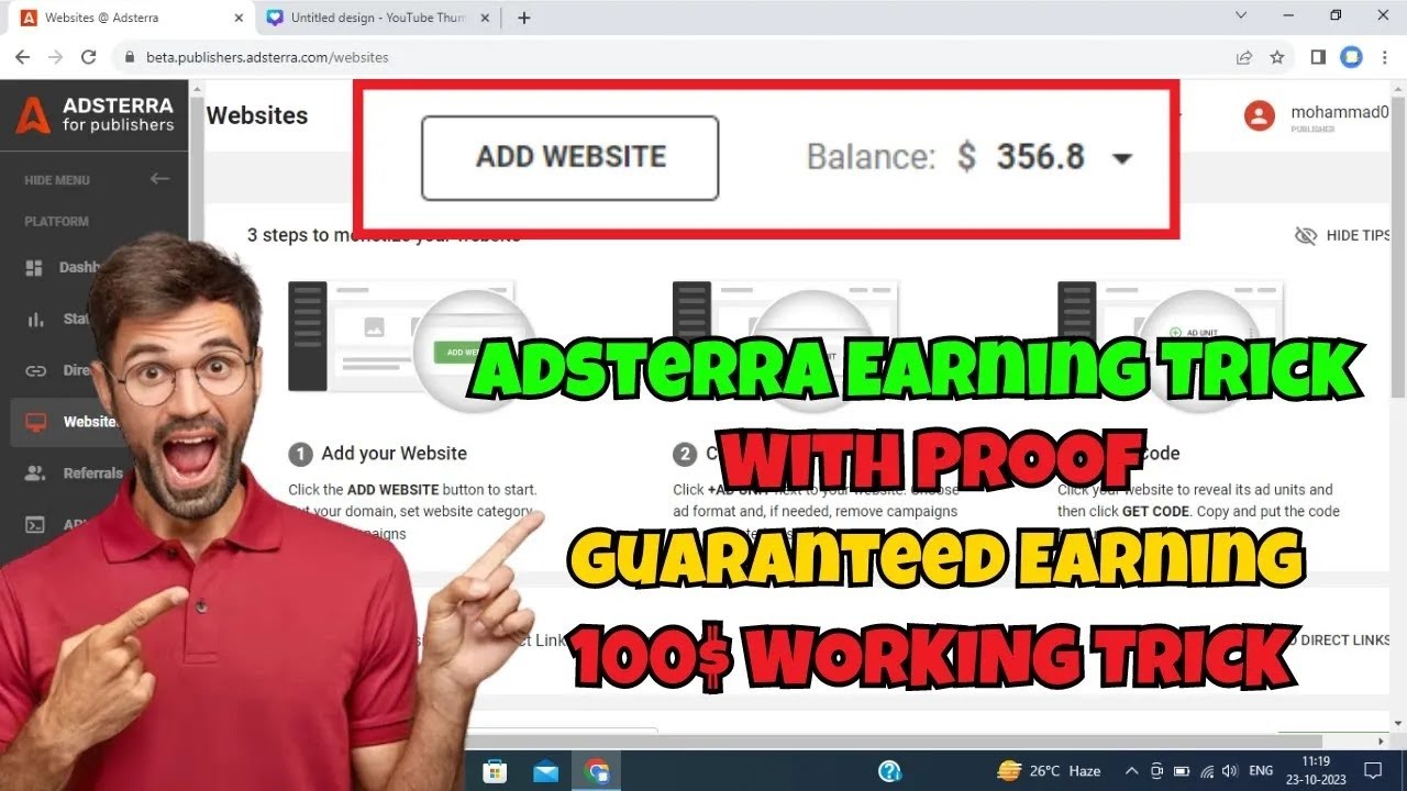Adsterra Earning Trick | Adsterra Earning Full Guide | @EarnFromAdsterra
