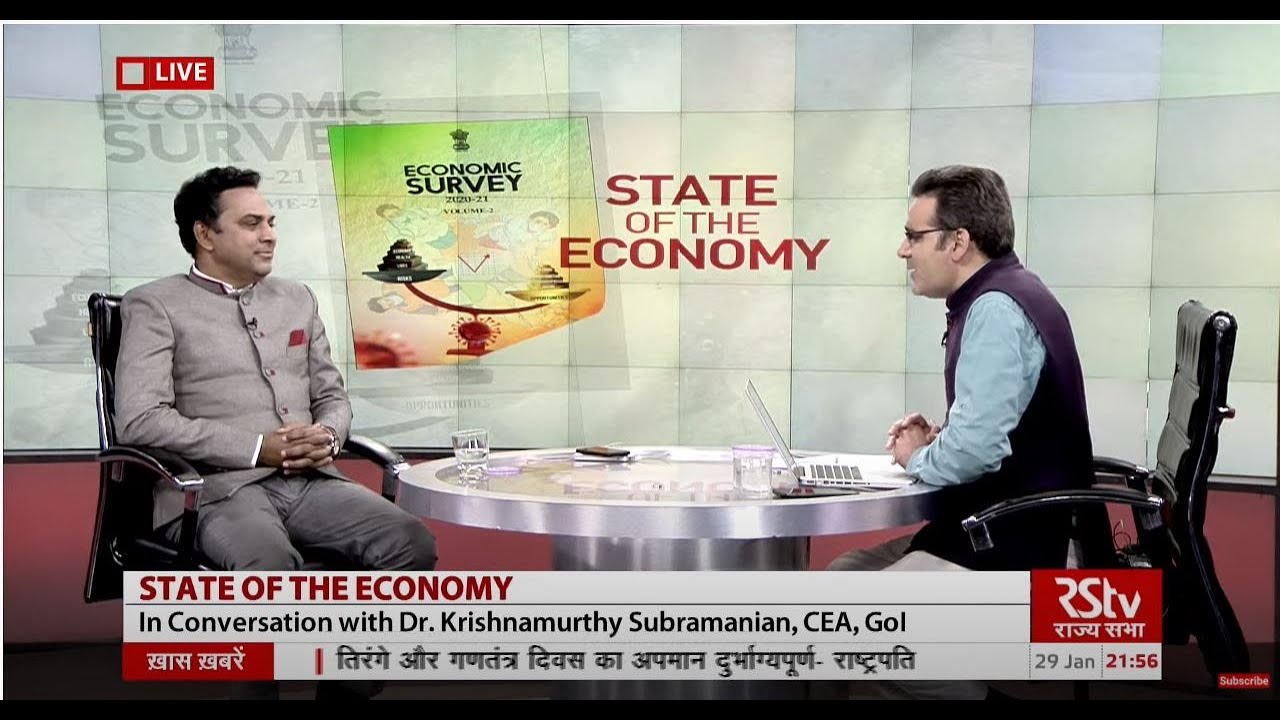 State of the Economy Interview with Dr. Krishnamurthy Subramanian, Chief Economic Advisor, GoI