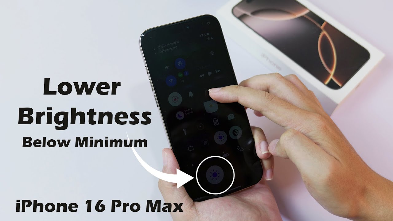 Как уменьшить яркость экрана ниже минимума на iPhone 16 и 16 Pro Max