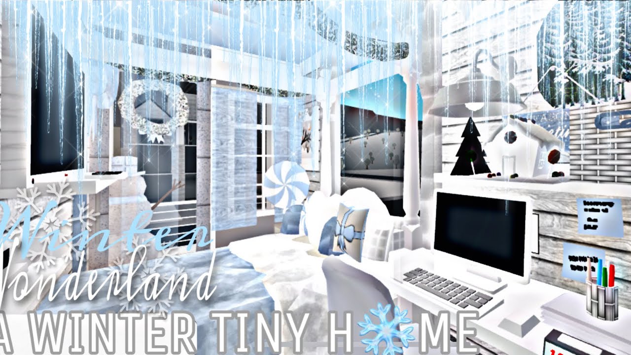A Winter TINY Home|| 74k|| Bloxburg Mobile❄️🎄.