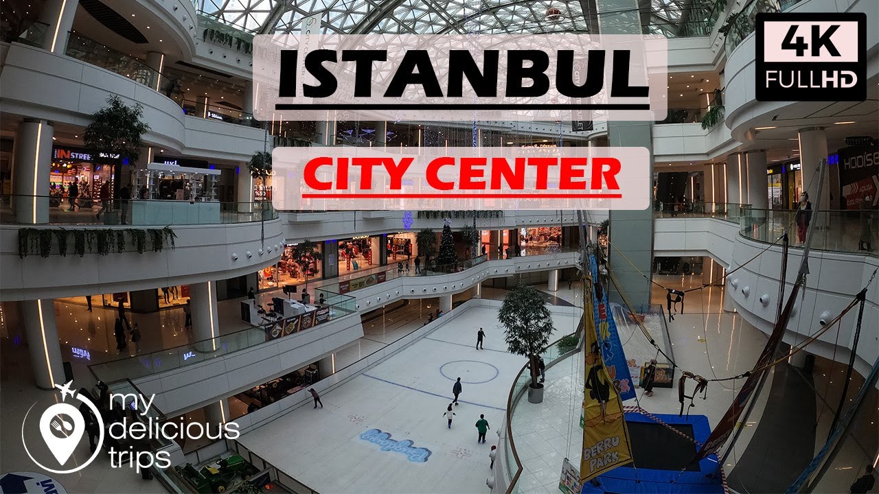 ISTANBUL CITY TOUR 4K-ISTANBUL WALKING TRAVEL 🇹🇷 -WALKING IN CITY CENTER MALL ISTANBUL IN 4K