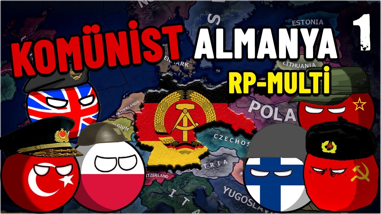 BIYIĞIMIZI KESTİLER | HEARTS OF IRON 4 - MULTIPLAYER | KOMÜNİST ALMANYA#1