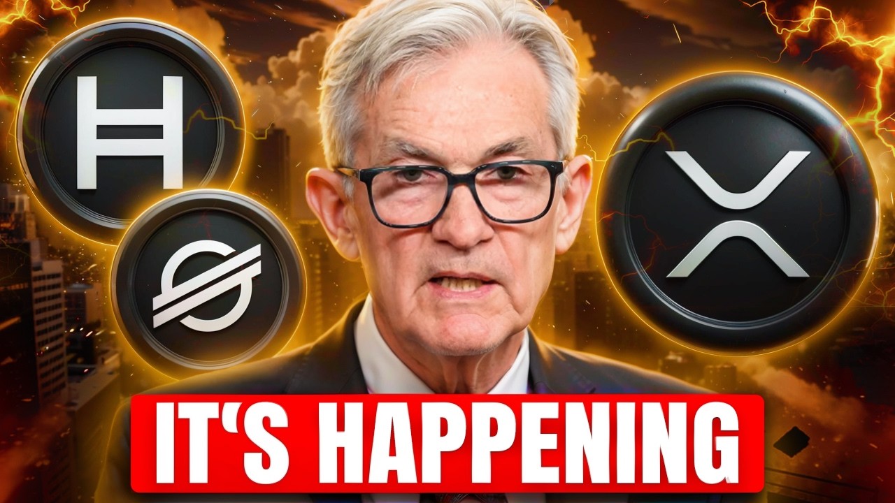 🚨Jerome Powell URGENT News For XRP, HBAR, and XLM Holders