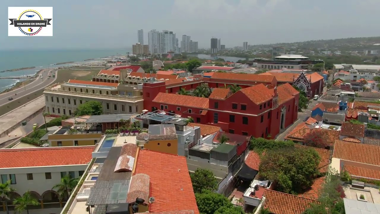 VOLANDO EN DRONE 4K -CARTAGENA - LA CIUDAD AMURALLADA -COLOMBIA