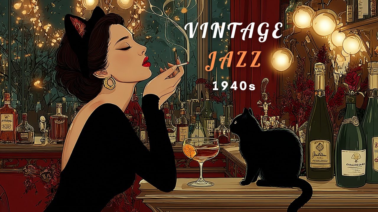 1940's Vintage Jazz Playlist - A taxi’s hum, a horn’s lament. | MEOW JAZZ