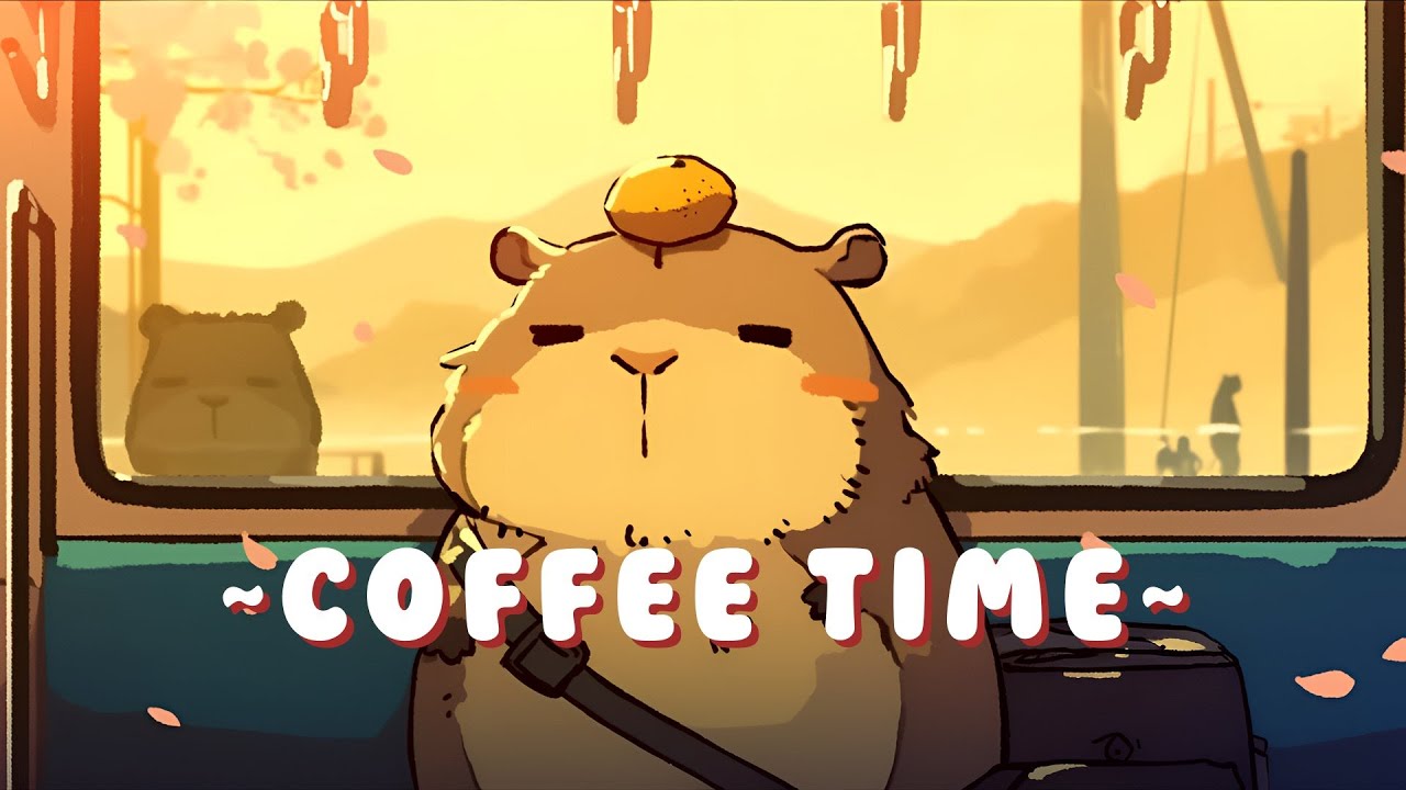 Capybara Beat Station - Ambient Study Beats Mix ~ Soothing Ambiance ~ 📚 🎵